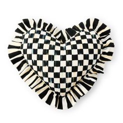 Alternative view of MACKENZIE-CHILDS Mackenzie-chilllds Heart Shaped Ruffle Pillow