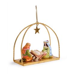 MACKENZIE-CHILDS Mackenzie-chilllds Patience Brewster Nativity Holy Family Ornament