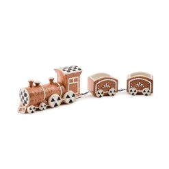 MACKENZIE-CHILDS Mackenzie-chilllds Gingerbread Ceramic Train