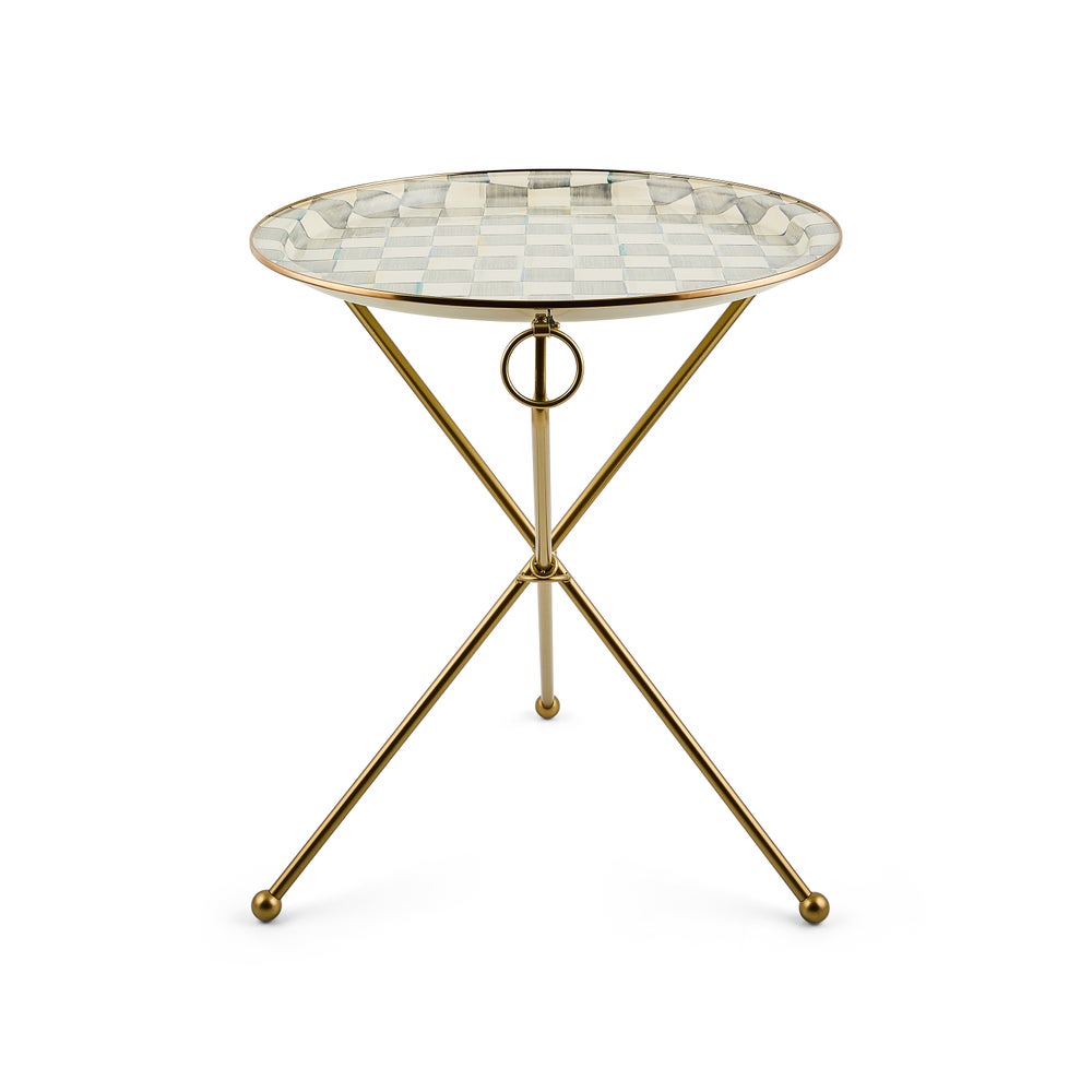 MACKENZIE-CHILDS Mackenzie-chilllds Enamel Tilt Accent Table - Image 6