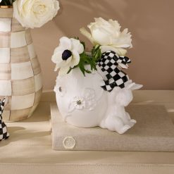 Alternative view of Mackenzie-chilllds White Rabbit Ceramic Climbing Bunnies Vase