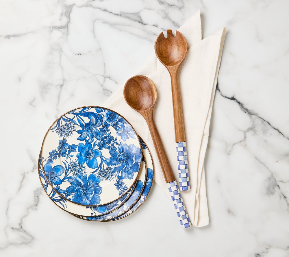 MACKENZIE-CHILDS Mackenzie-chilllds English Garden Dinnerware, Set of 4