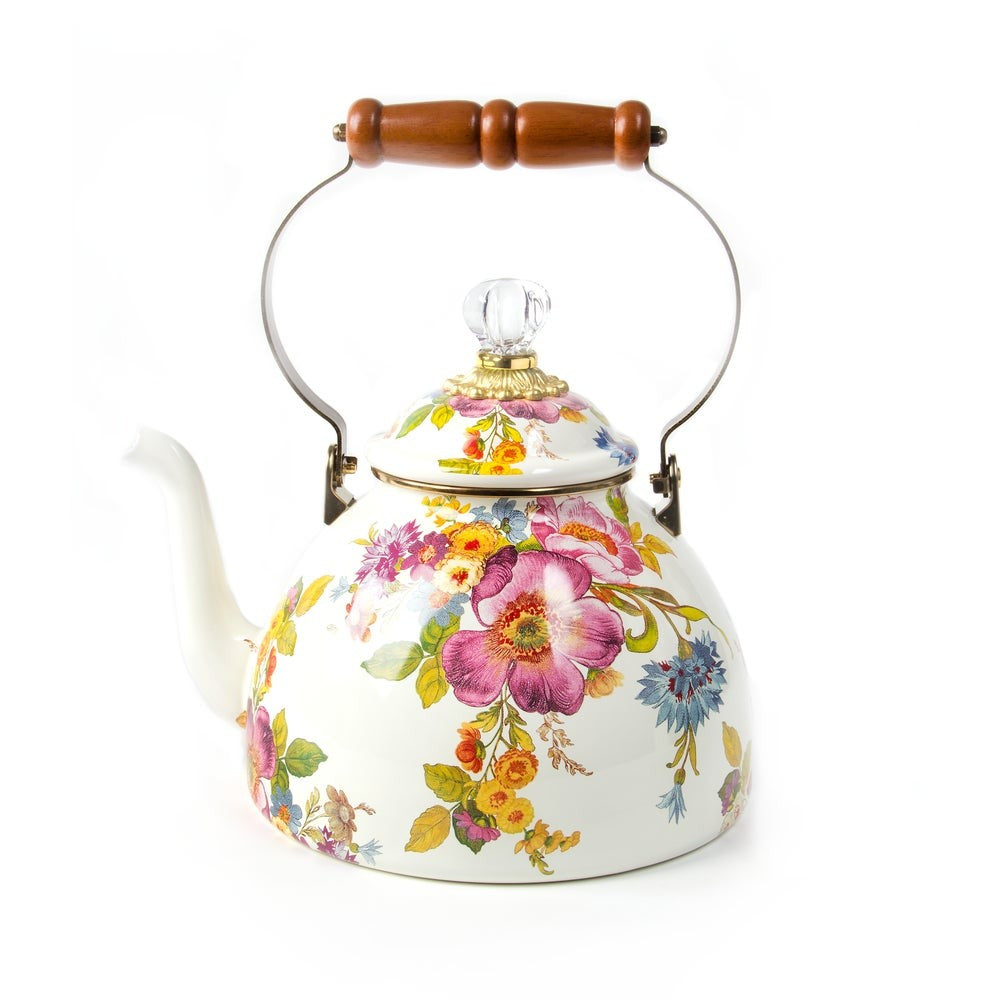 MACKENZIE-CHILDS Mackenzie-chilllds Floral Tea Kettle - Image 10