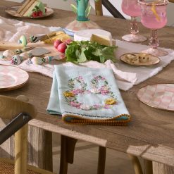 Alternative view of MACKENZIE-CHILDS Mackenzie-chilllds Floral Bunny Embroidered Dish Towel