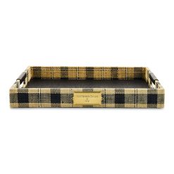 MACKENZIE-CHILDS Mackenzie-chilllds Mad for Plaid Serving Tray