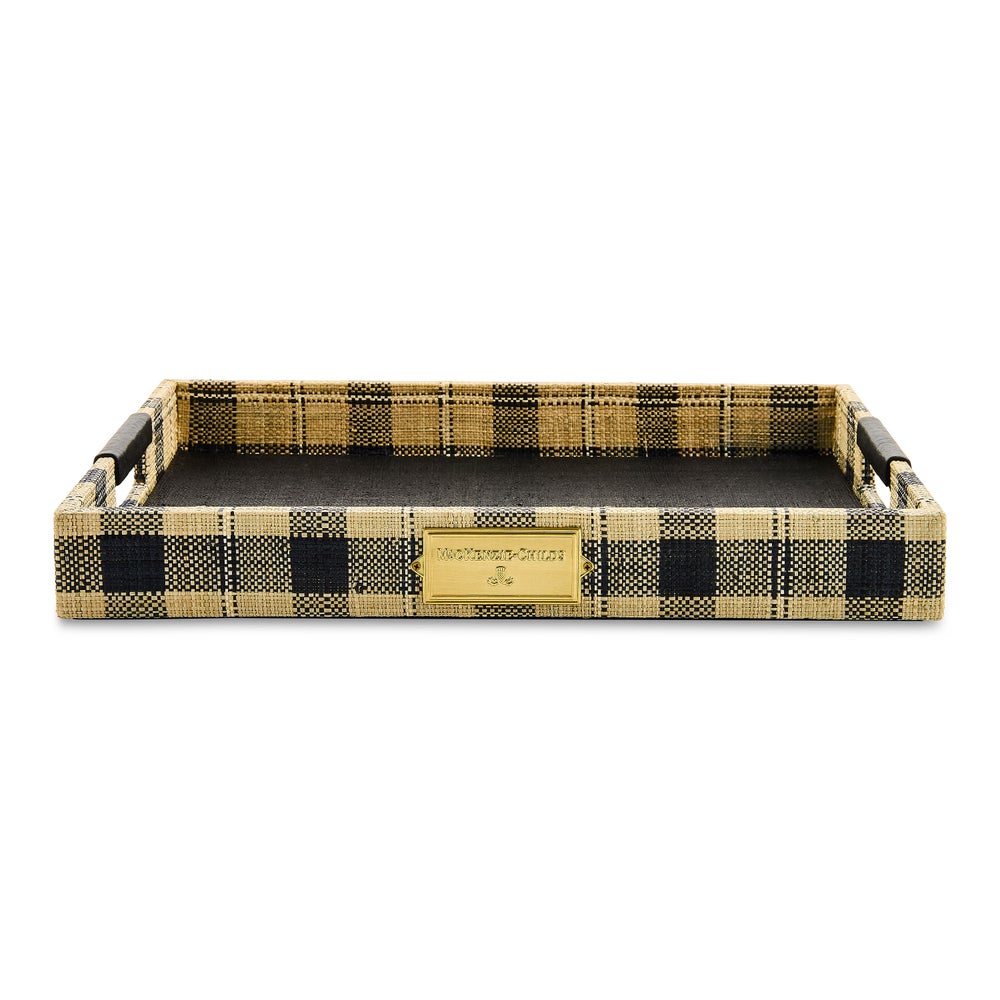 MACKENZIE-CHILDS Mackenzie-chilllds Mad for Plaid Serving Tray