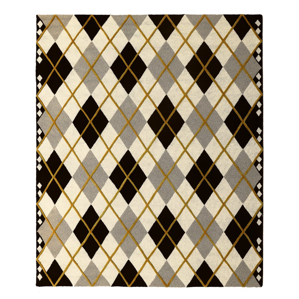 Cream Argyle Rug - Image 5