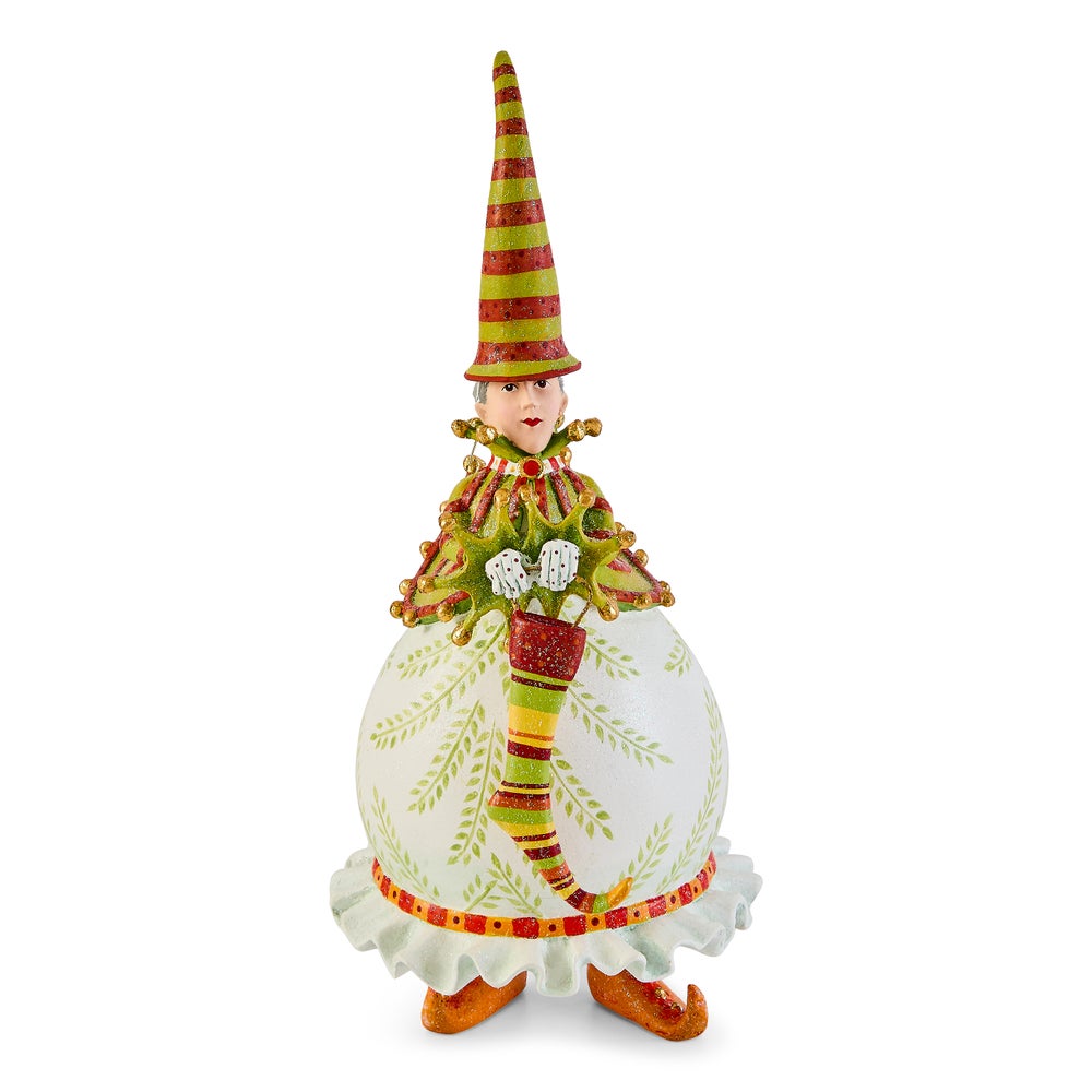 MACKENZIE-CHILDS Mackenzie-chilllds Patience Brewster Dash Away Mrs. Santa Figure