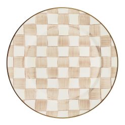 MACKENZIE-CHILDS Mackenzie-chilllds Mocha Check Enamel Dinnerware