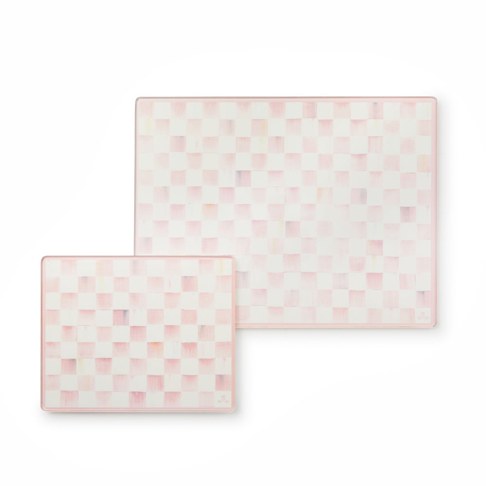 Check Glass Cutting Board, Set of 2 - Image 6