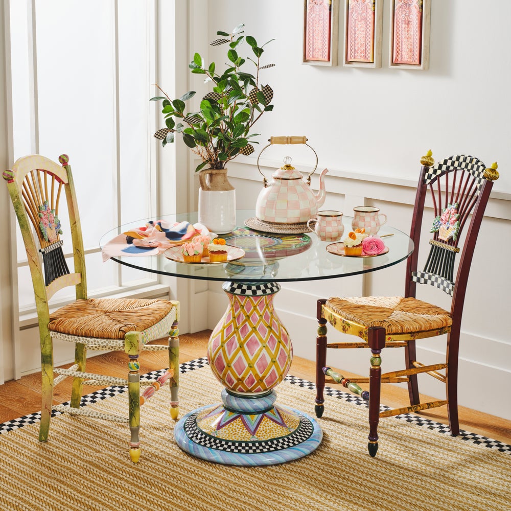 MACKENZIE-CHILDS Mackenzie-chilllds Flower Basket Side Chair - Image 3