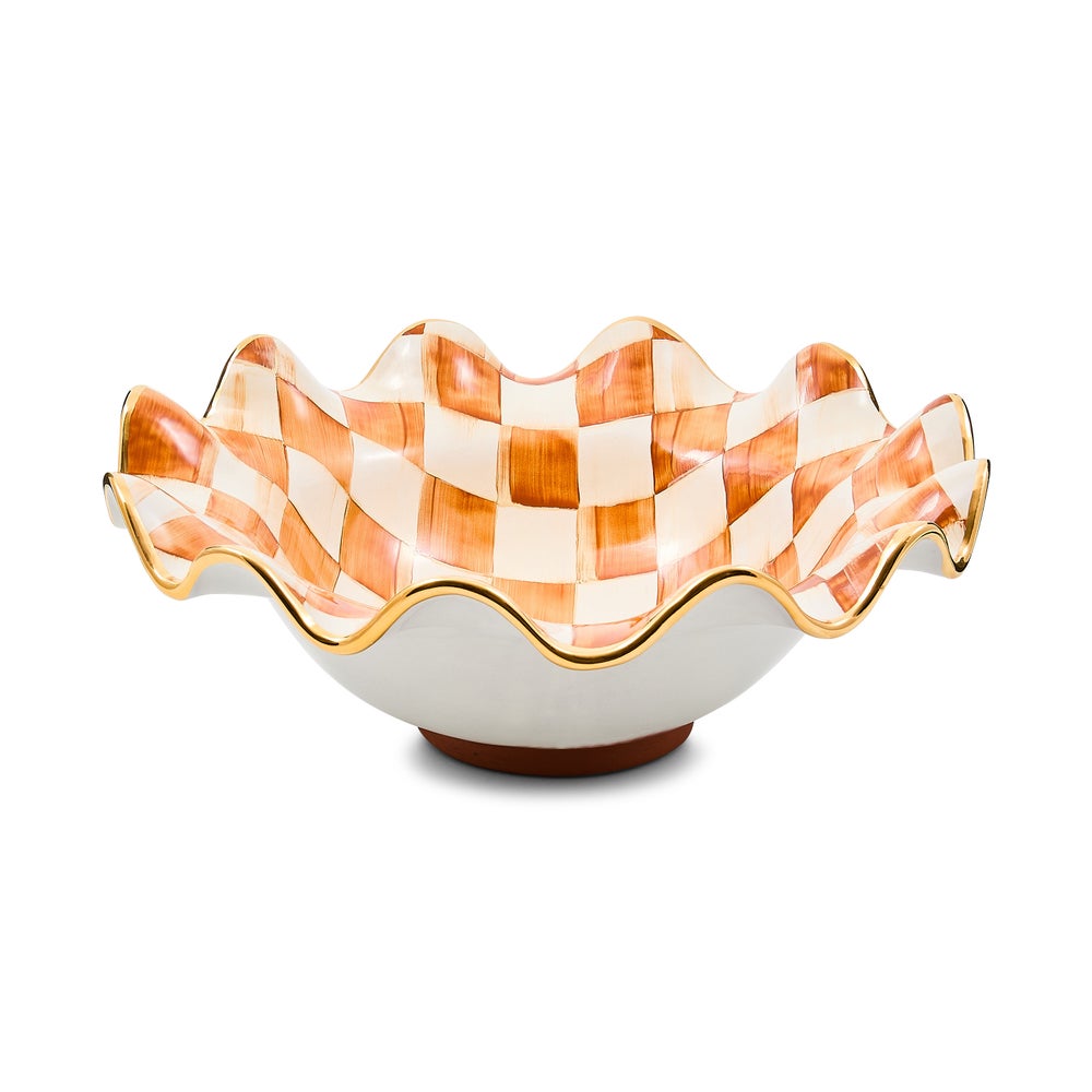 MACKENZIE-CHILDS Mackenzie-chilllds Ginger Check Ceramic Collection - Image 4