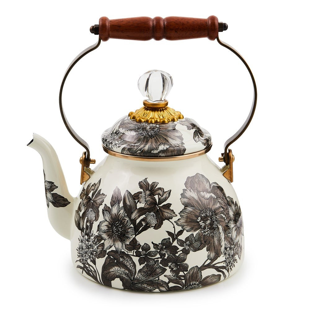 MACKENZIE-CHILDS Mackenzie-chilllds Floral Tea Kettle - Image 5