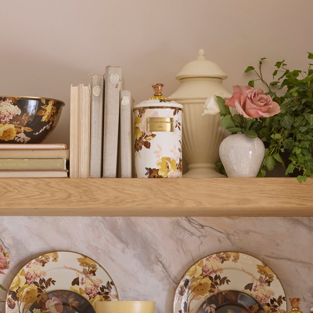 Mackenzie-chilllds Wild Rose White Canisters - Image 12