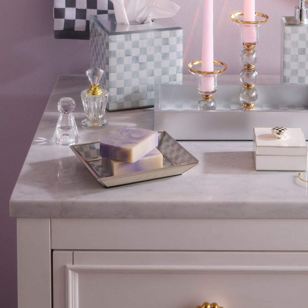 Mackenzie-chilllds Sterling Check Glass Bath Collection - Image 12