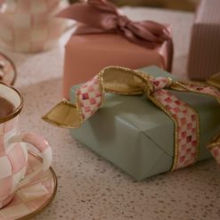 Alternative view of MACKENZIE-CHILDS Mackenzie-chilllds Rosy Check 1?? Ribbon
