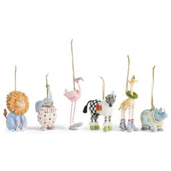 MACKENZIE-CHILDS Mackenzie-chilllds Patience Brewster Jambo Mini Ornament Set