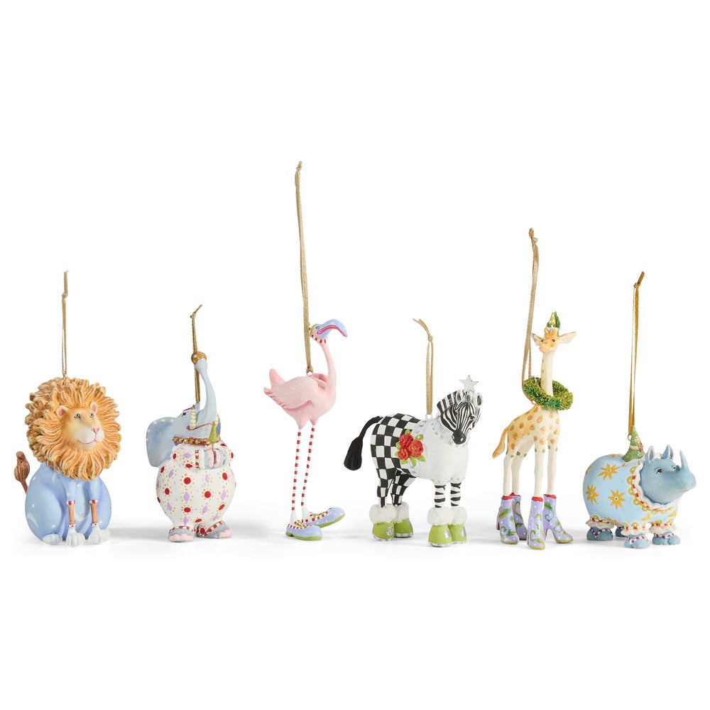MACKENZIE-CHILDS Mackenzie-chilllds Patience Brewster Jambo Mini Ornament Set