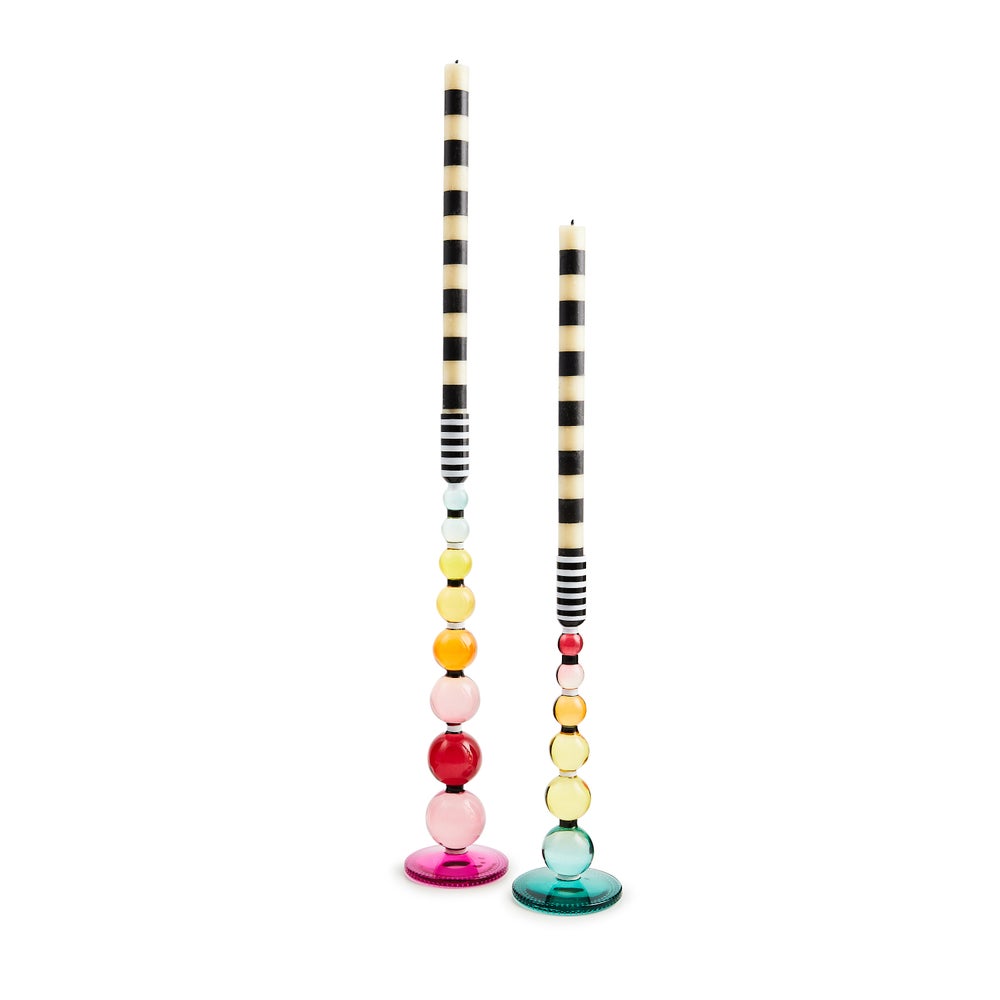 MACKENZIE-CHILDS Mackenzie-chilllds Fairy Tale Glass Candlestick - Image 8