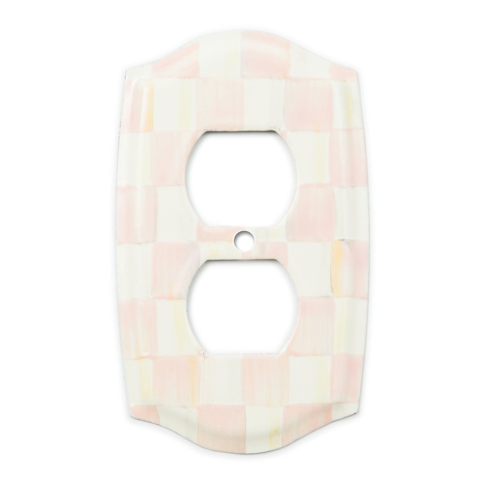 MACKENZIE-CHILDS Mackenzie-chilllds Rosy Check Switch Plate - Image 5