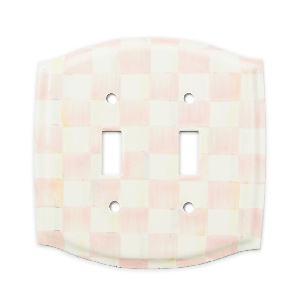 MACKENZIE-CHILDS Mackenzie-chilllds Rosy Check Switch Plate - Image 4