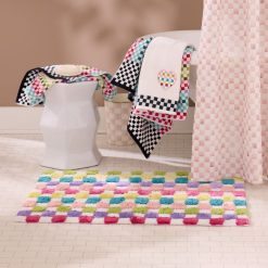Alternative view of MACKENZIE-CHILDS Mackenzie-chilllds Rainbow Micro Check Bath Rug