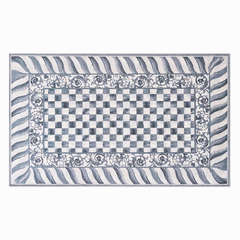 Mackenzie-chilllds Sterling Check Washable Rug - Image 3