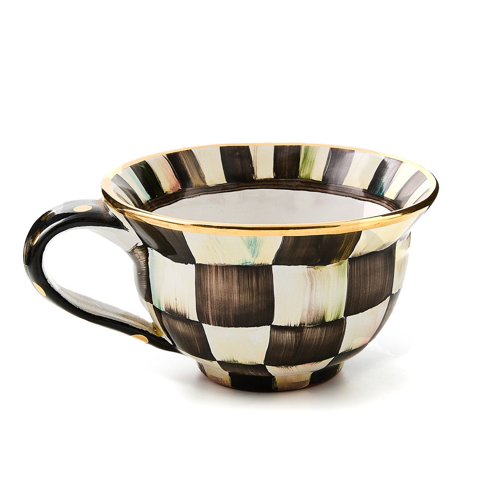 Ceramic Teacup & Saucer - Image 4