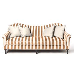 MACKENZIE-CHILDS Mackenzie-chilllds Marquee Brown Stripe Furniture Collection