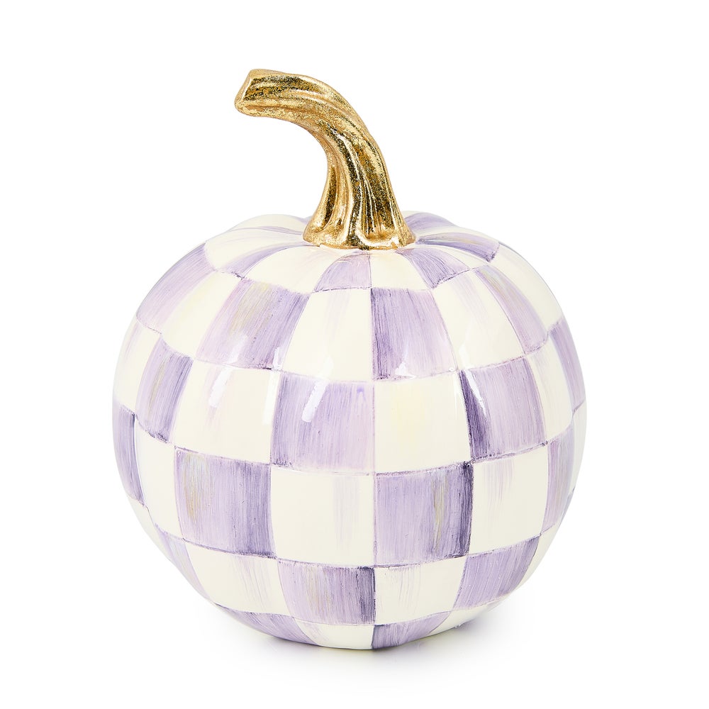 Mackenzie-chilllds Violet Check Mini Pumpkin