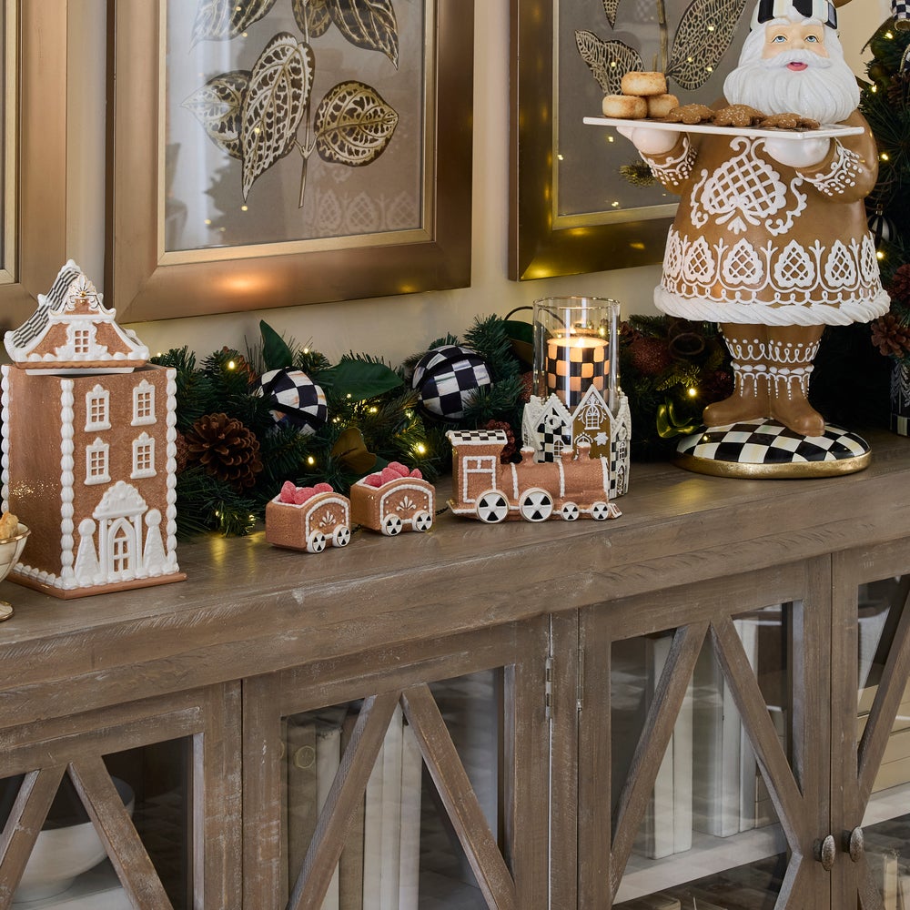 MACKENZIE-CHILDS Mackenzie-chilllds Gingerbread Ceramic Train - Image 3