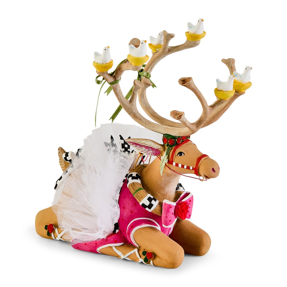 MACKENZIE-CHILDS Mackenzie-chilllds Patience Brewster Dash Away Sitting Reindeer - Image 8
