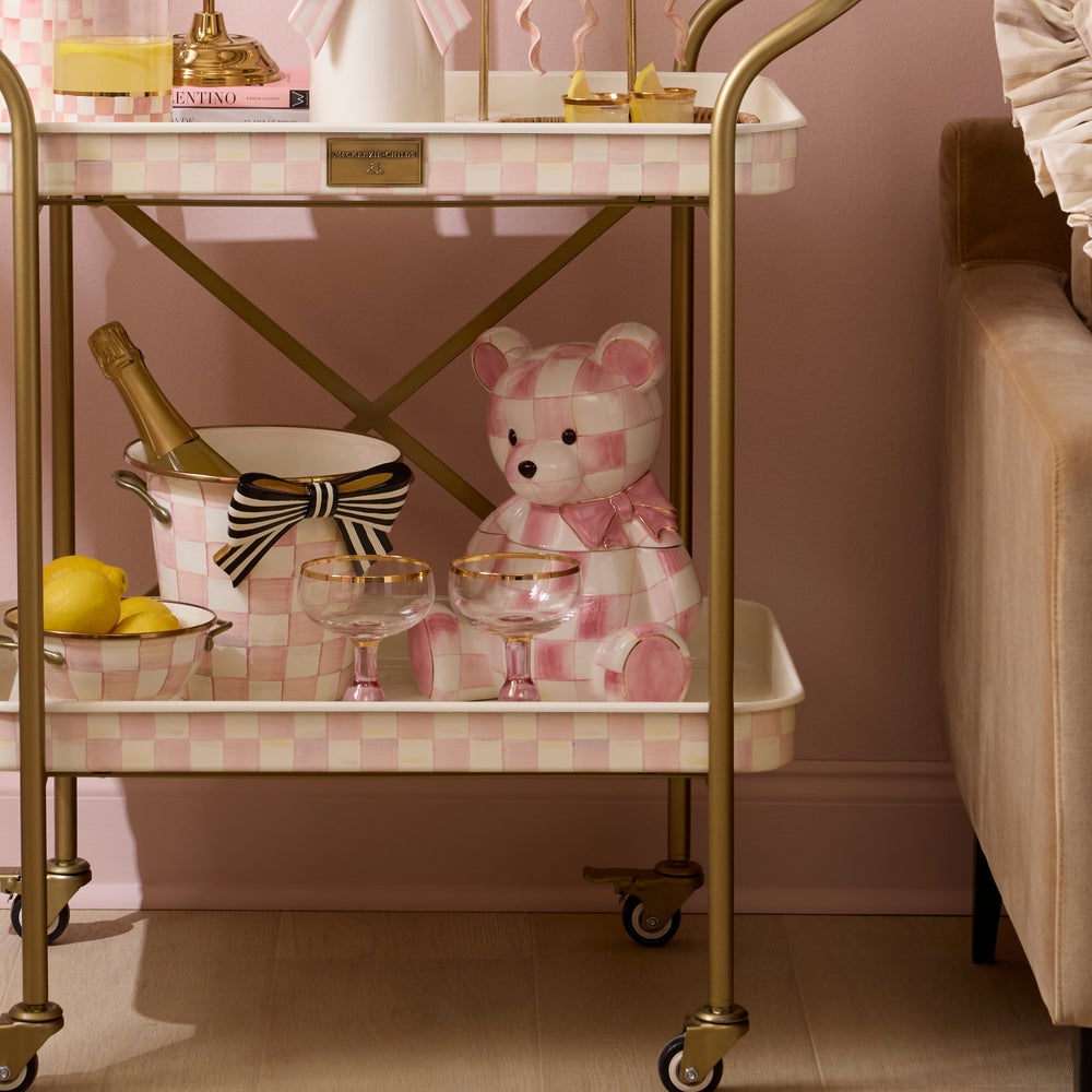 MACKENZIE-CHILDS Mackenzie-chilllds Rosy Bear Cookie Jar - Image 4