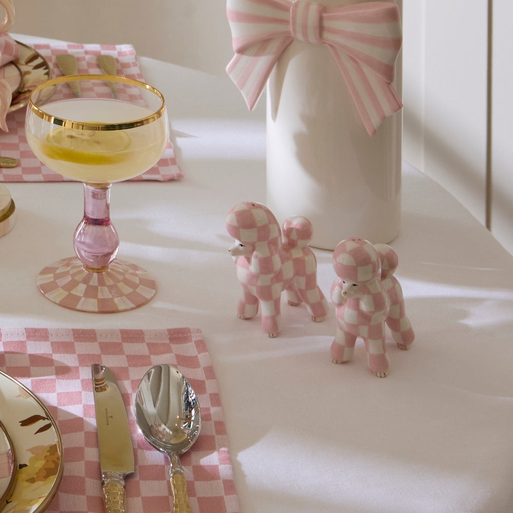 MACKENZIE-CHILDS Mackenzie-chilllds Rosy Poodle Salt & Pepper Set - Image 4