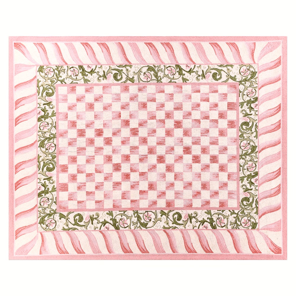 MACKENZIE-CHILDS Mackenzie-chilllds Rosy Check Rug - Image 6