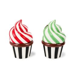 Alternative view of Check It Out Ceramic Cupcake Boxes, Set of 2