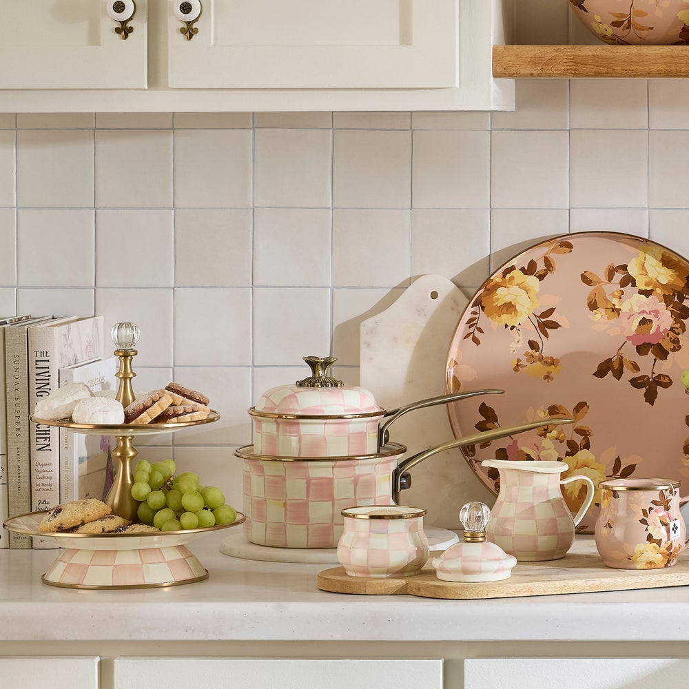 MACKENZIE-CHILDS Mackenzie-chilllds Rosy Check Cookware - Image 18