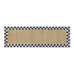 Alternative view of MACKENZIE-CHILDS Mackenzie-chilllds Naturals Check Washable Rug