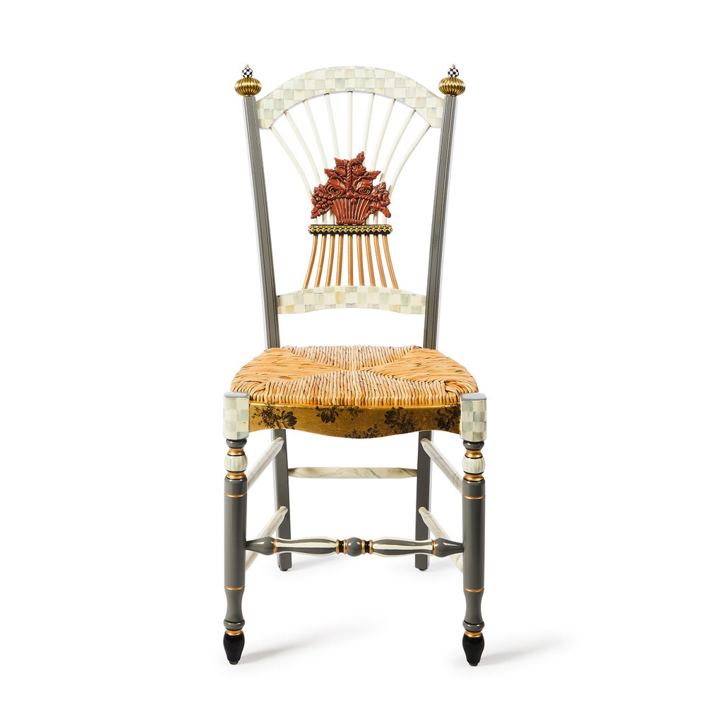 MACKENZIE-CHILDS Mackenzie-chilllds Flower Basket Side Chair - Image 4