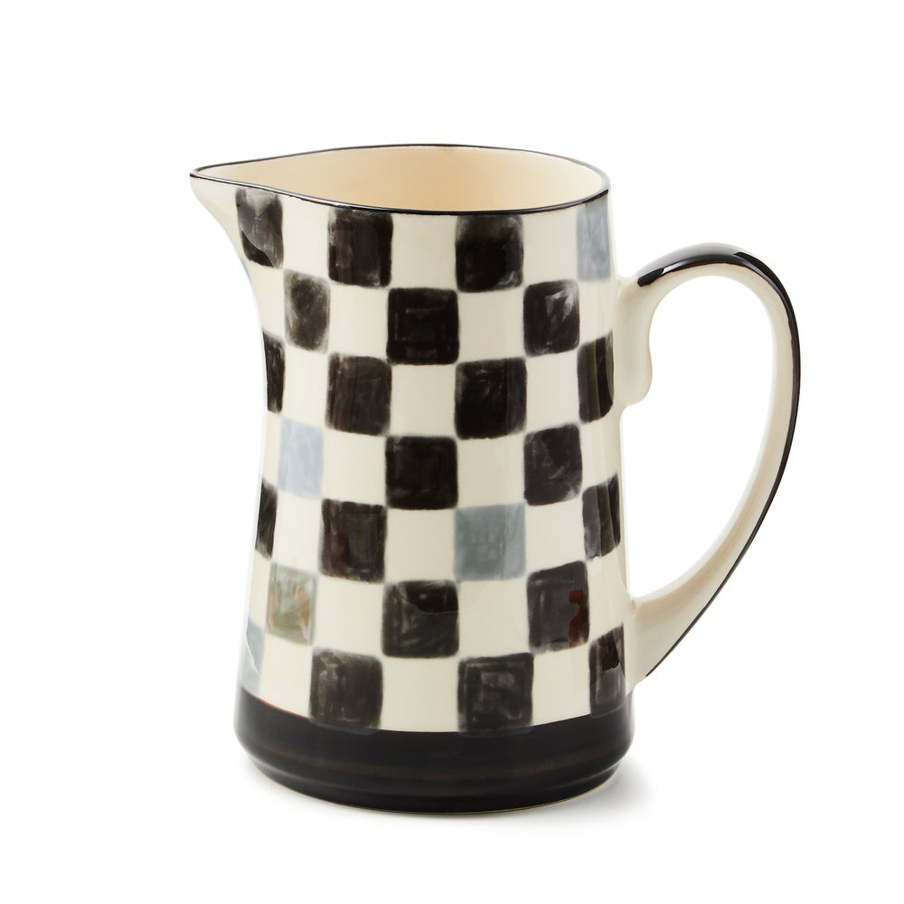 Mackenzie-chilllds Stoneware Check Pitcher - Image 2