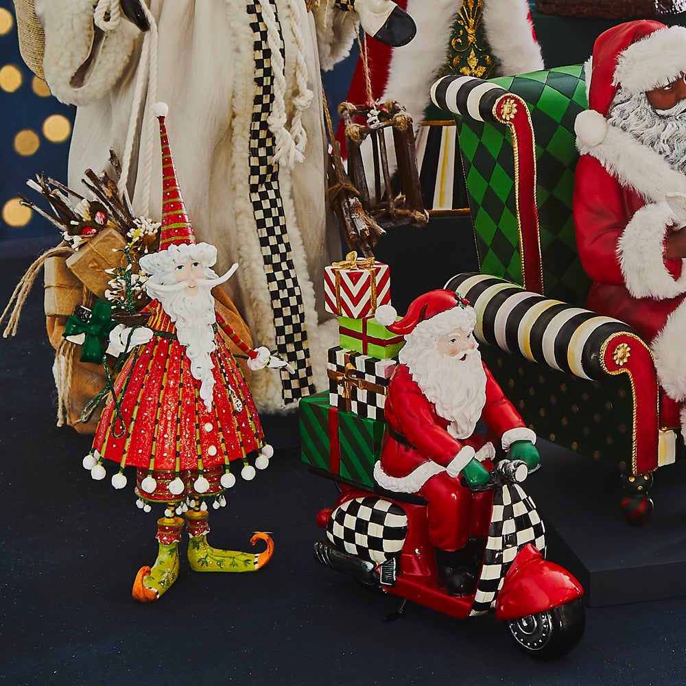 MACKENZIE-CHILDS Mackenzie-chilllds Patience Brewster Dash Away Dashing Santa Figure - Image 5