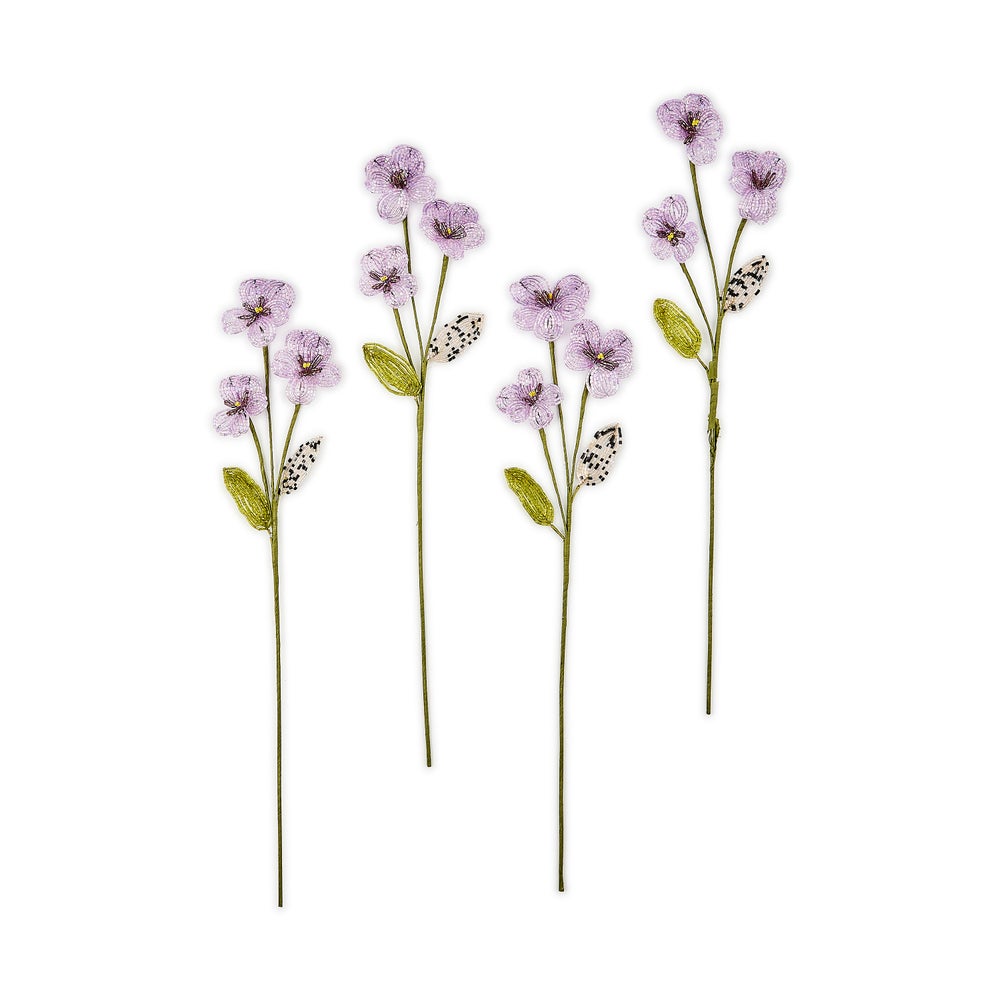 Beaded Floral Stems, Set of 4 - Image 2