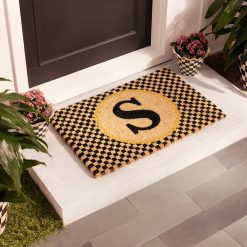 MACKENZIE-CHILDS Mackenzie-chilllds Monogram Entrance Mat