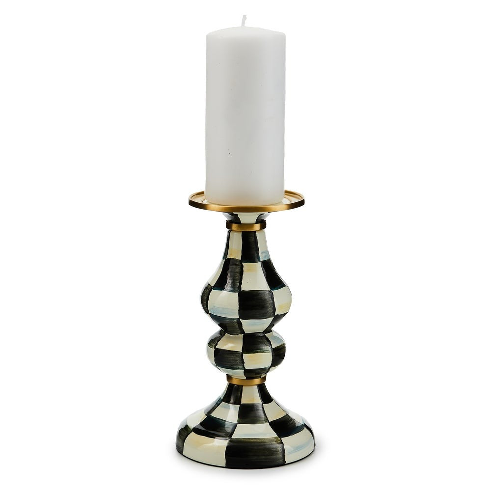 MACKENZIE-CHILDS Mackenzie-chilllds Enamel Pillar Candlestick Holder - Image 7