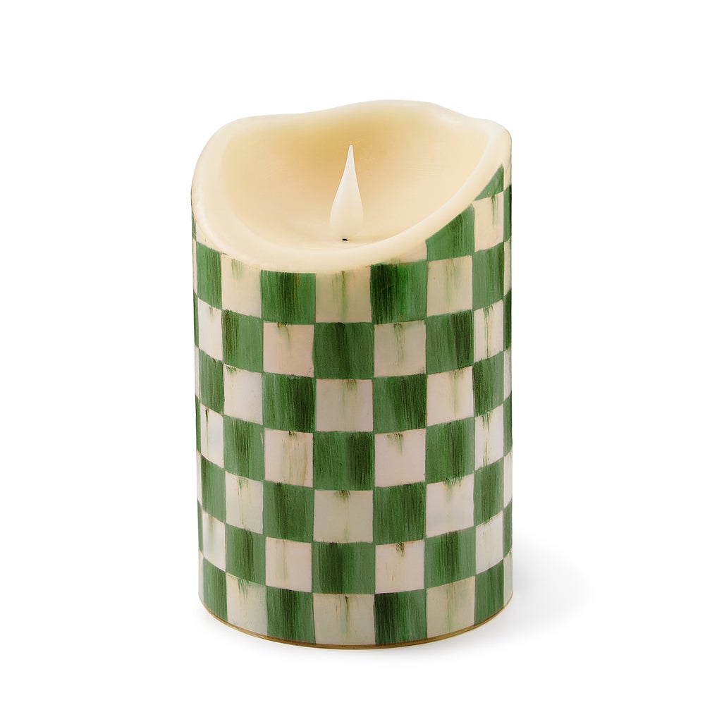 Check Flameless Pillar Candle - Image 10
