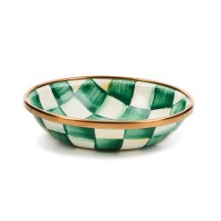 Emerald Check Dipping Bowl