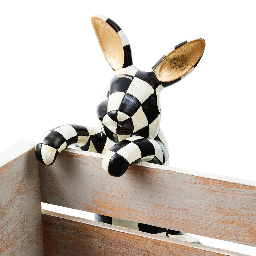 Courtly Check Bunny Fence Climber