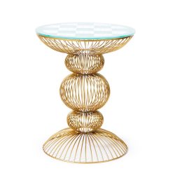 Alternative view of MACKENZIE-CHILDS Mackenzie-chilllds Gambit Wire Table