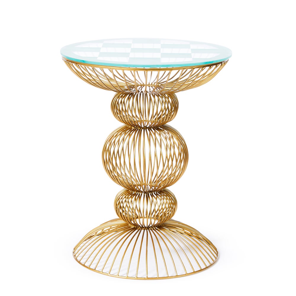 MACKENZIE-CHILDS Mackenzie-chilllds Gambit Wire Table - Image 2