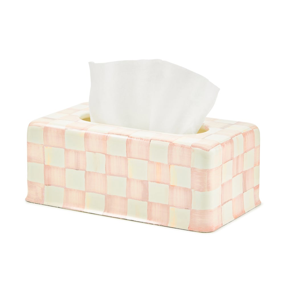 MACKENZIE-CHILDS Mackenzie-chilllds Rosy Check Enamel Bath Collection